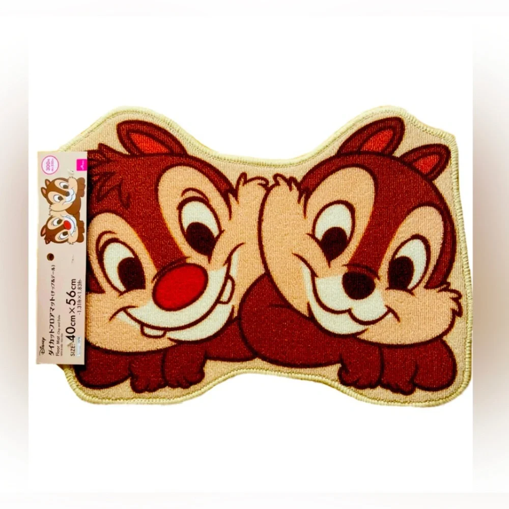 Disney Chip and Dale Fluffy floor mat 40x56cm
